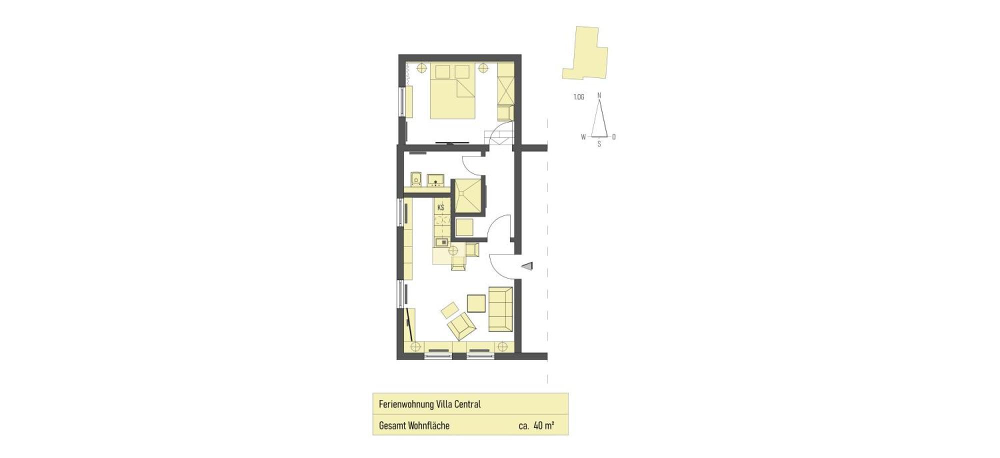 Ferienwohnung Villa Central - Luettje Nuest Боркум Экстерьер фото